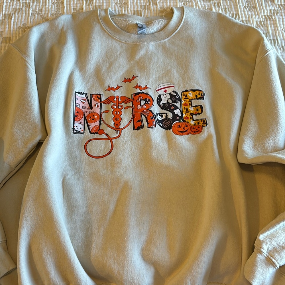 Nurse halloween sweatshirt